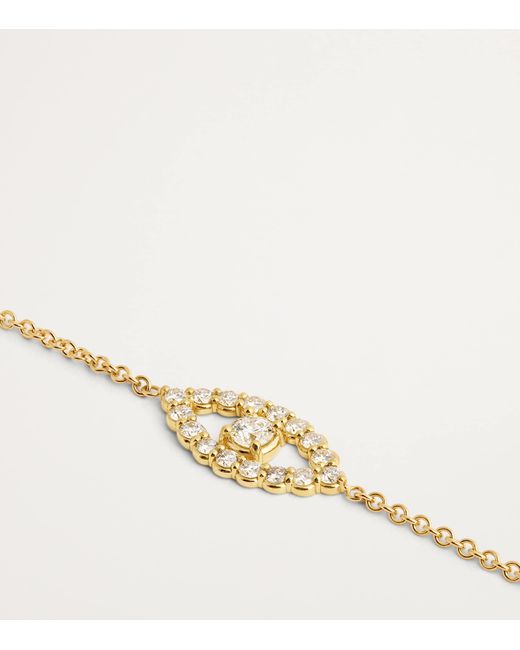 Jennifer Meyer Metallic Medium And Diamond Edith Evil Eye Bracelet