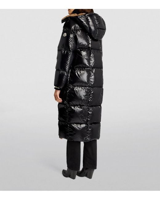 Moncler Black Down-Filled Parnaiba Coat