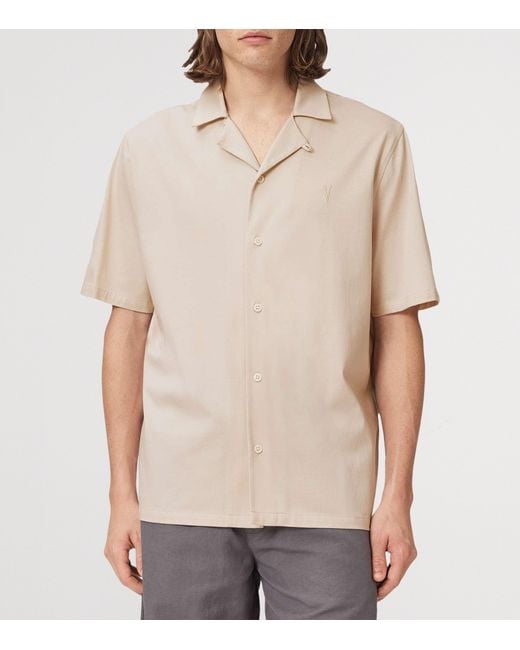 AllSaints Natural Organic Cotton Hudson Shirt for men