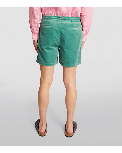 Polo Ralph Lauren Green Corduroy Prepster Shorts for men