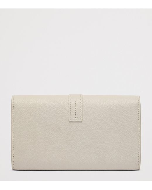 Tom Ford Natural Leather Wallet With Strap