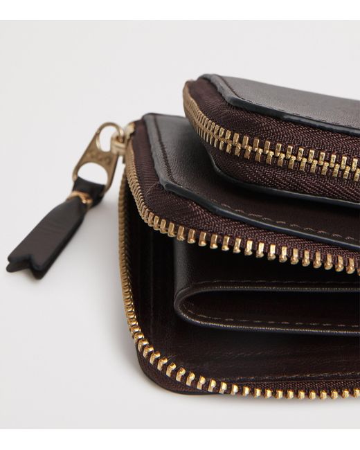 Comme des Garçons Black Small Leather Outside Pocket Wallet for men