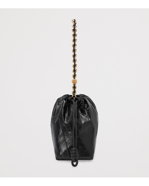 Loewe Black Medium Eel Leather Flamenco Purse