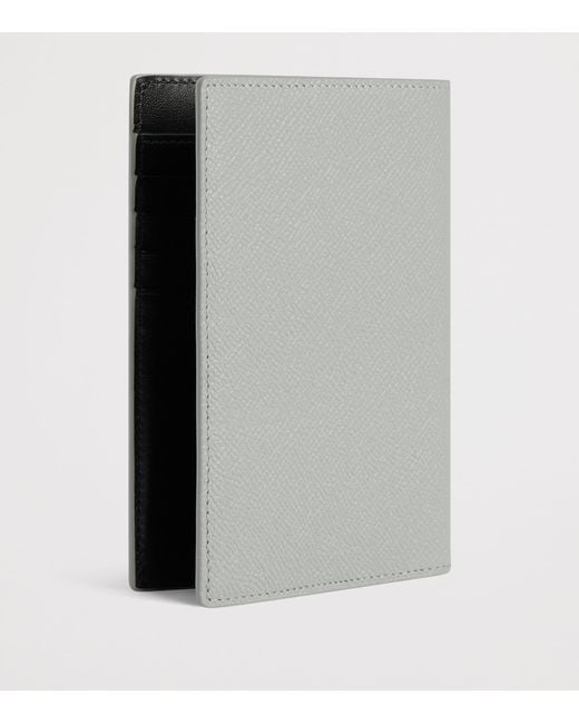 Balenciaga Gray Leather Passport Holder for men