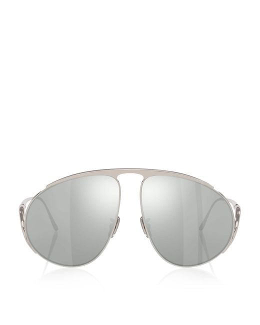 Loewe Gray Hillock Pilot Sunglasses