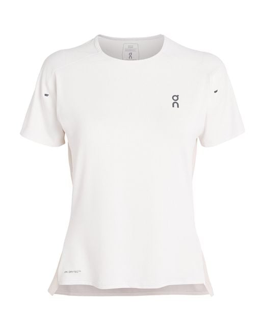 On Shoes White Performance T-Shirt