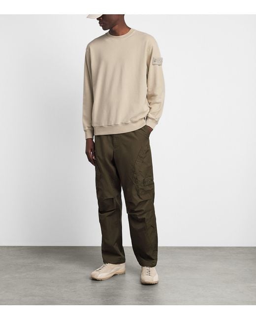 Stone Island Natural Cotton-Blend Ghost Sweatshirt for men