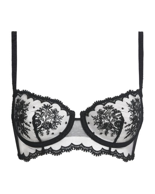Simone Perele Black Lace Intrigue Half-Cup Bra