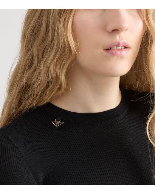 Prada Black Wool Sweater