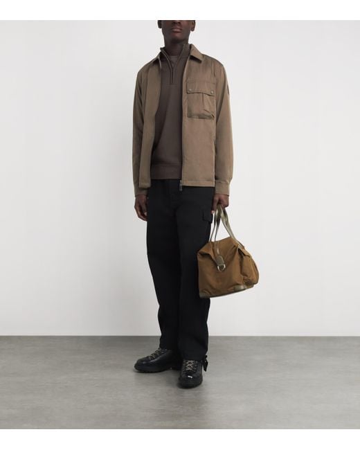 Belstaff Brown Water-Repellent Drome Overshirt for men