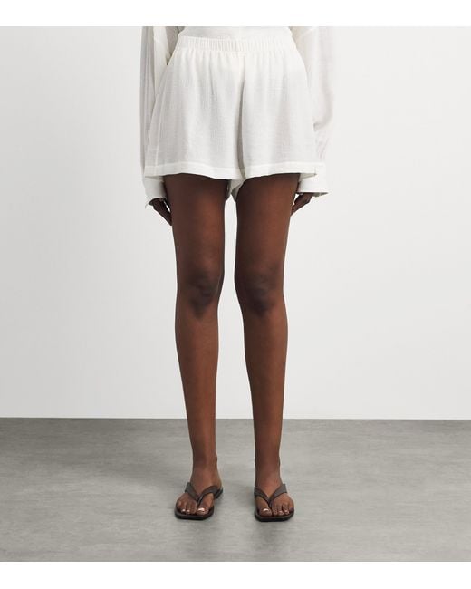 Away That Day White Maldives Shorts