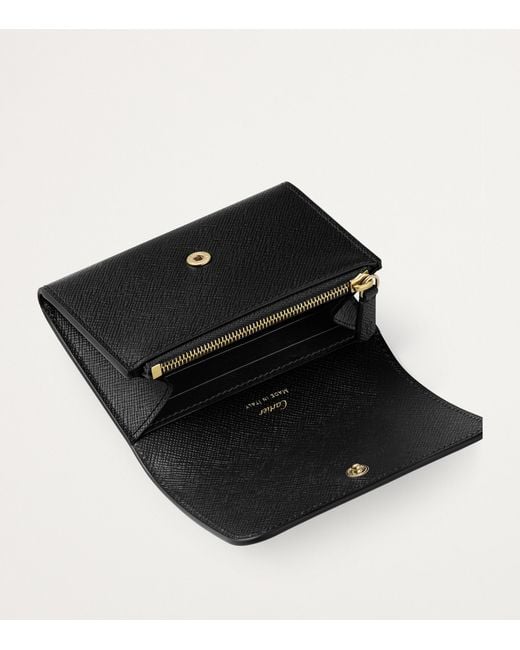 Cartier Black Mini Leather C De Wallet
