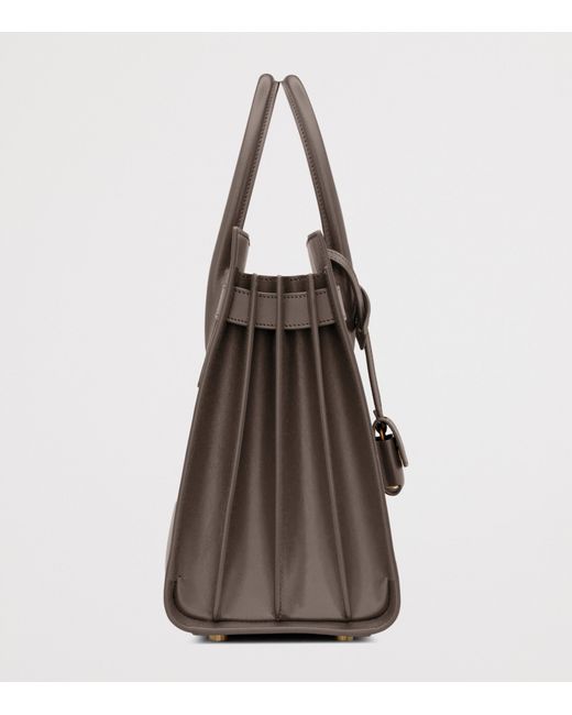 Saint Laurent Brown Small Sac De Jour Tote Bag