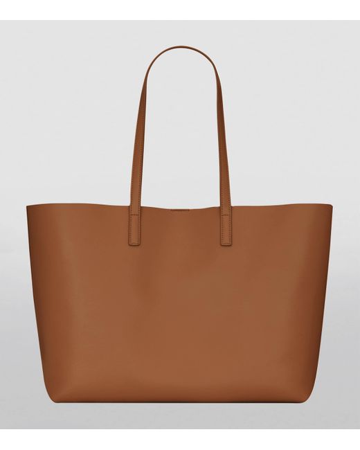 Saint Laurent Brown East/West Shopper Bag