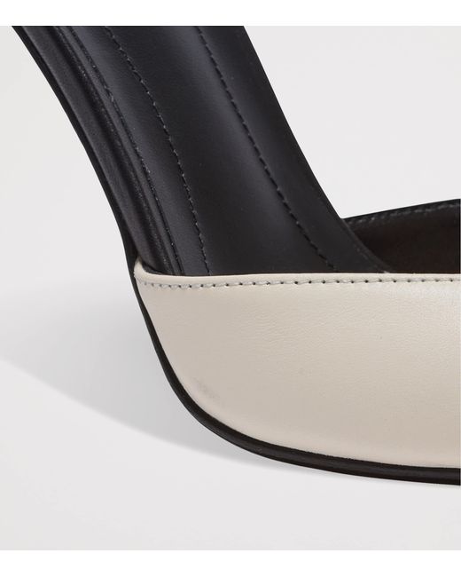 Balmain Multicolor Leather Sync Heeled Mules 95