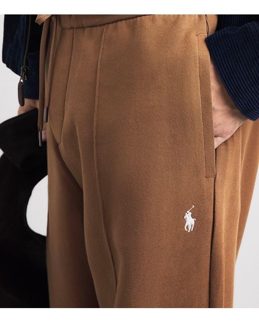 Polo Ralph Lauren Brown Pintuck Polo Pony Sweatpants for men