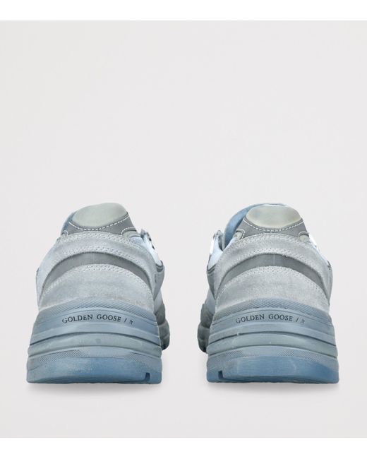 Golden Goose Deluxe Brand Blue Dad-Star Running Trainers for men