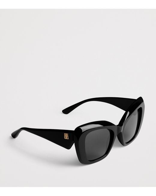 Balenciaga Black Diva Butterfly Sunglasses
