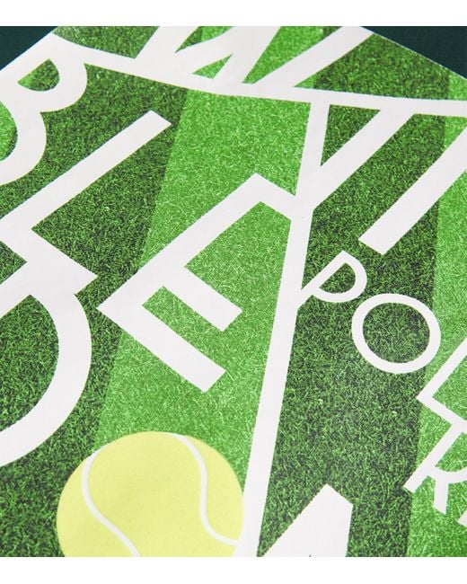 Ralph Lauren Green X Wimbledon Graphic T-Shirt for men