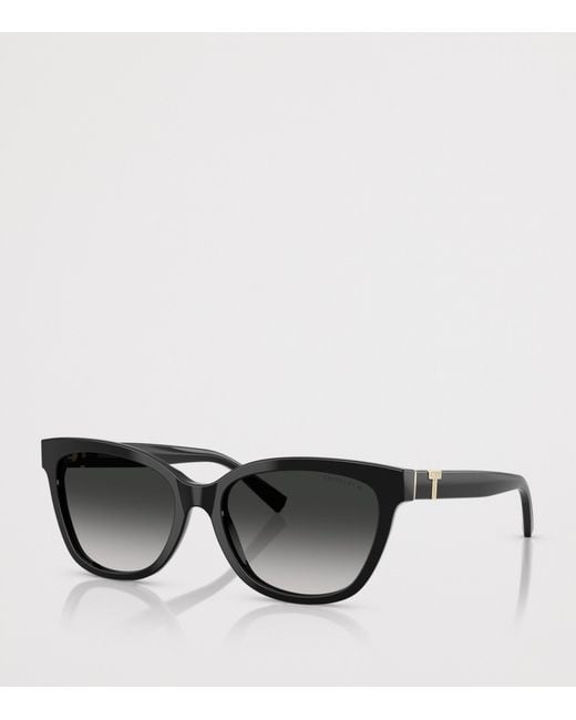 Tiffany & Co Black Cat-Eye Sunglasses