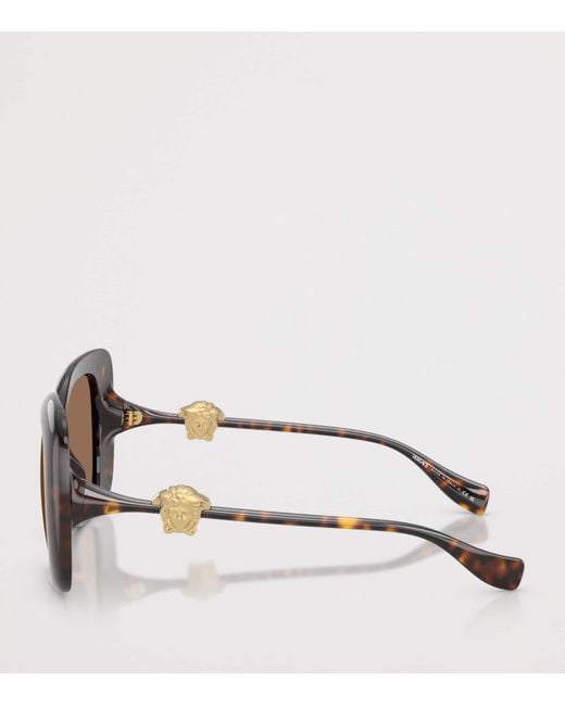 Versace Brown Injected Ve4499U Square Sunglasses