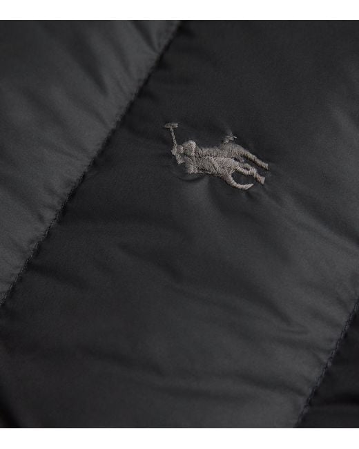 Polo Ralph Lauren Black Down Puffer Jacket for men