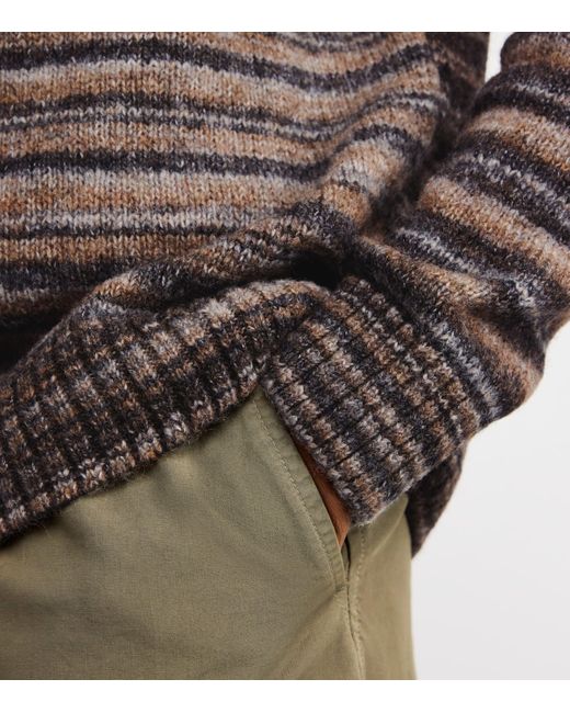 Barbour Brown Wool-Blend Pately Sweater for men