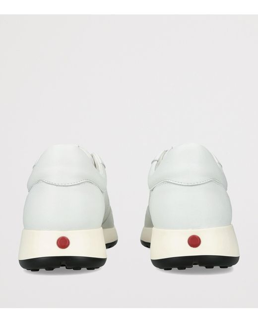 Tod's White Leather Allacciato 79K Sneakers for men