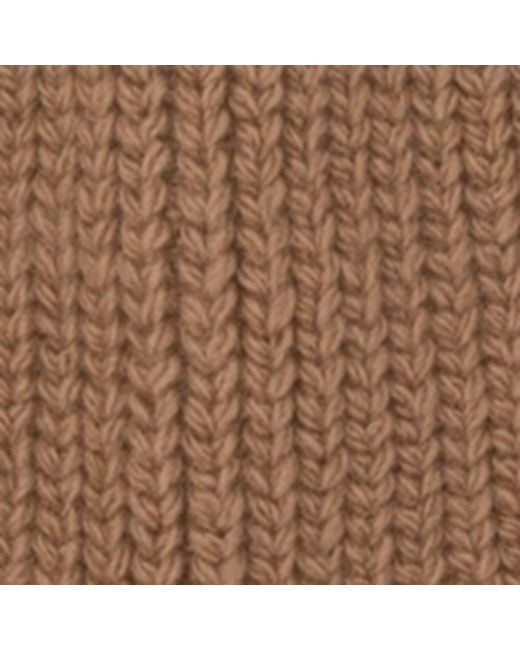Prada Brown Wool-Cashmere Beanie for men