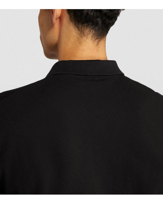 DSquared² Black Appliqué-d2 Polo Shirt for men