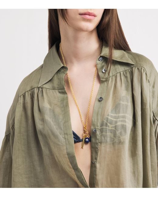 Anni Lu Metallic Plated Swim Club Necklace