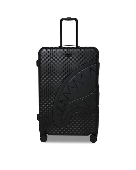 Sprayground Black The Sharkitecture Check-In Suitcase
