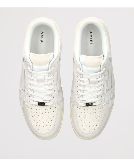 Amiri White Leather Skel Sneakers for men