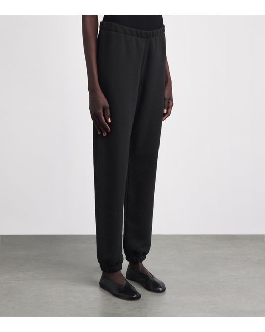 ÉTERNE Black French Terry Sweatpants