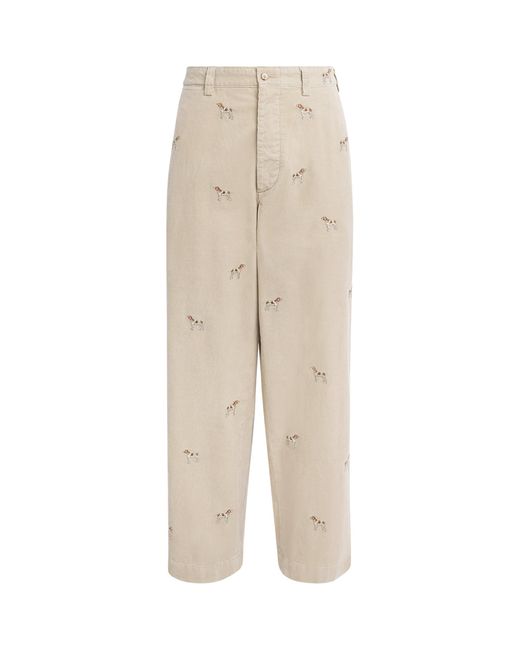 Polo Ralph Lauren Natural Cotton Corduroy Hound Chinos for men