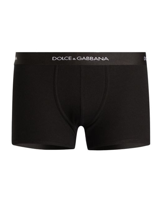Dolce & Gabbana Black Logo Trunks for men