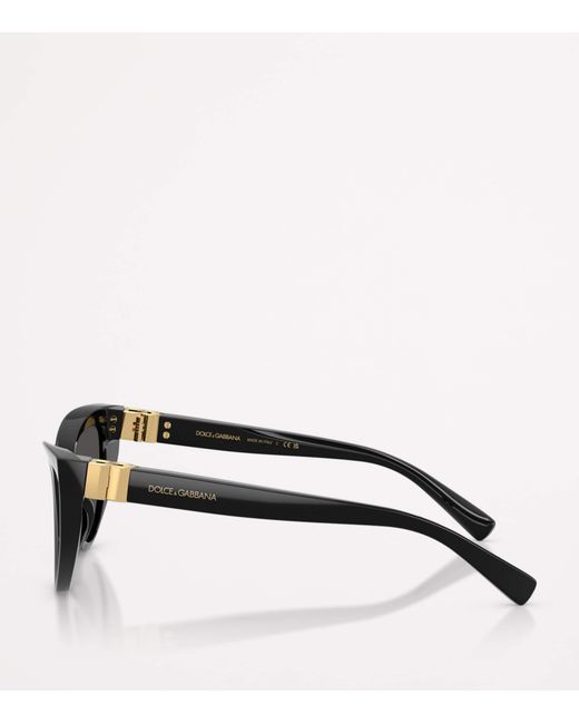 Dolce & Gabbana Black Cat Eye Sunglasses