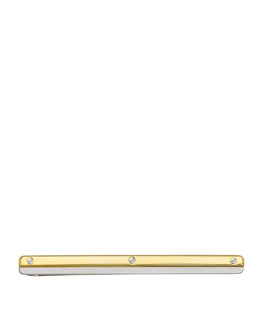 Cartier Natural And Stainless Steel Santos De Tie Clip for men