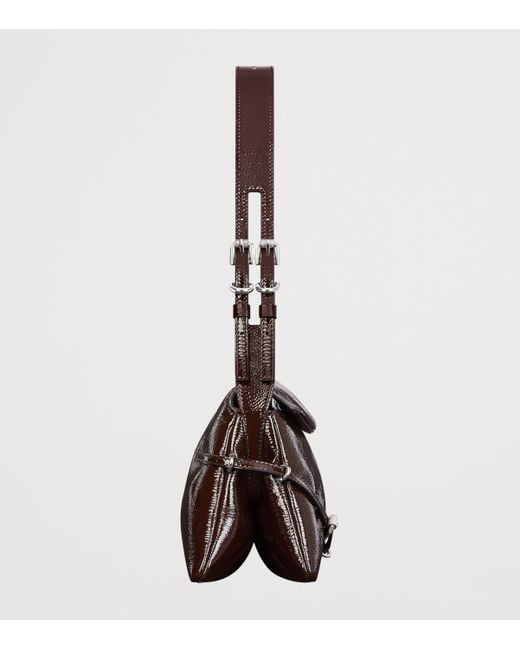 Givenchy Small Patent Leather P'Tit Voyou Shoulder Bag in