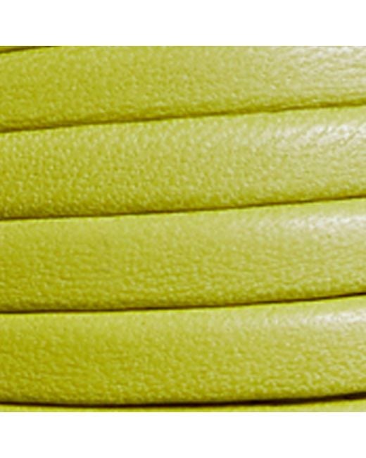 Bottega Veneta Metallic Nappa Leather Tennis Ball Charm