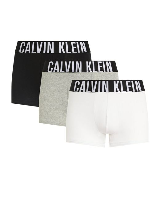 Calvin Klein Black Intense Power Trunks (pack Of 3) for men
