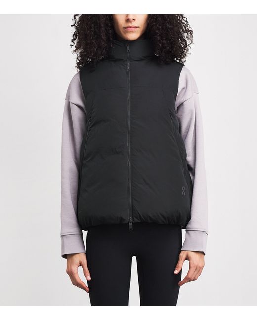 On Shoes Black All-Day Padded Gilet