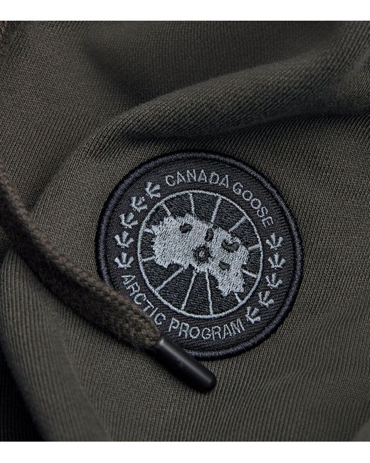 Canada Goose Gray Cotton Huron Sweatpants for men