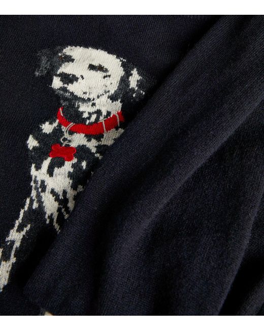 Polo Ralph Lauren Black Cashmere Dalmatian Sweater for men