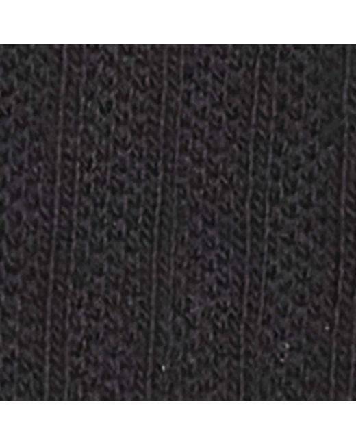 On Shoes Black Cott-Blend Logo High Socks for men