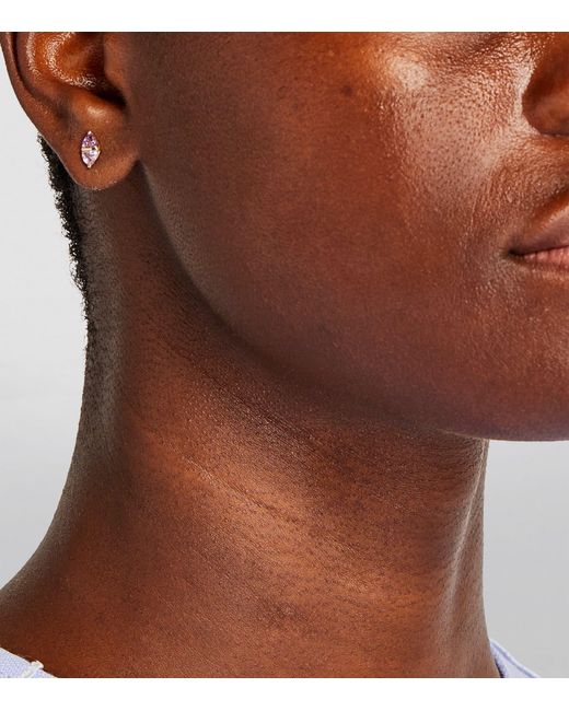Emily P. Wheeler Metallic And Sapphire Tilly Stud Earrings