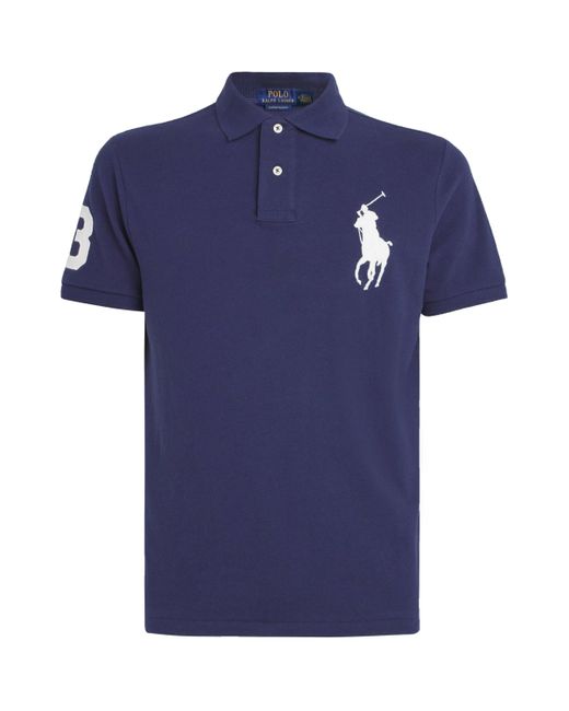 Polo Ralph Lauren Cotton Big Pony Polo Shirt in Blue for Men | Lyst