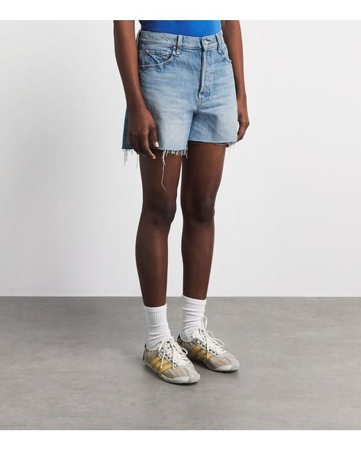 Mother Blue Extra Mile Shorts