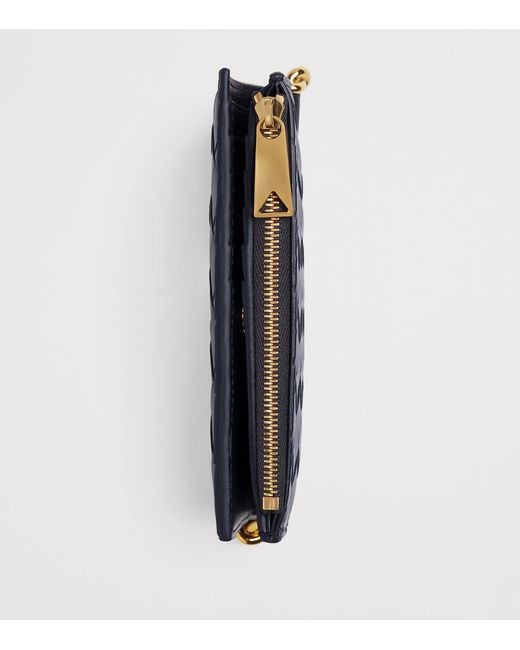 Bottega Veneta Blue Medium Leather Solstice Wallet