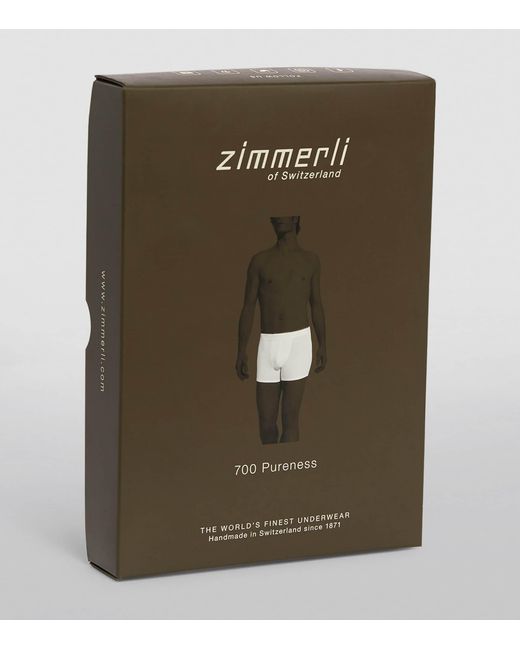 Zimmerli of Switzerland Black 700 Pureness Boxer Briefs for men